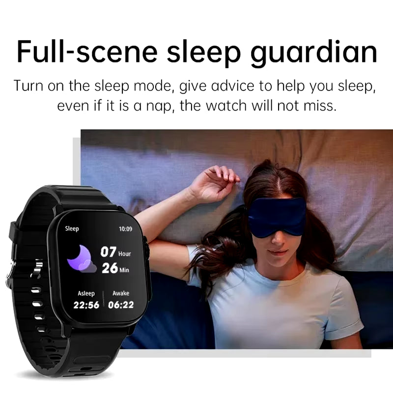 Ultimate Smart Watch: Bluetooth Talk, Message Alerts, Heart Rate Monitor & Sports Features for Android & iOS - Perfect for Men & Women!
