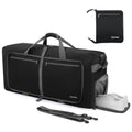 100L Travel Duffle Bags 32" Large Foldable Weekender Bag Waterproof Overnight Bag with Shoes Compartment for Camping