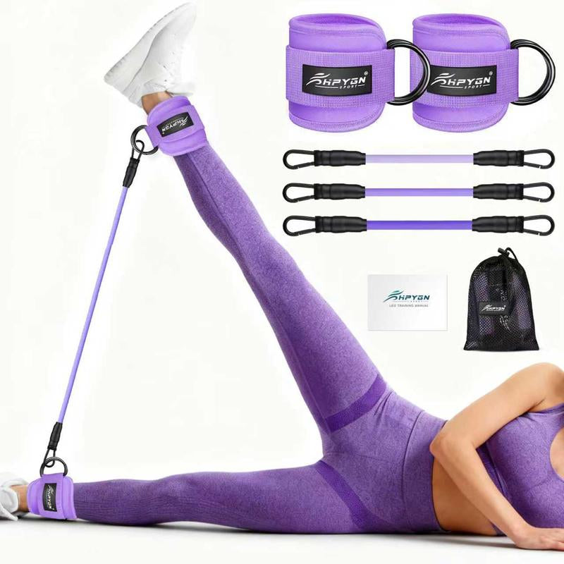 Ankle Resistance Bands with Cuffs, Ankle Bands for Working Out, Ankle Weights for Women